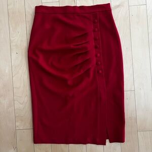Celine by champion red pencil skirt
